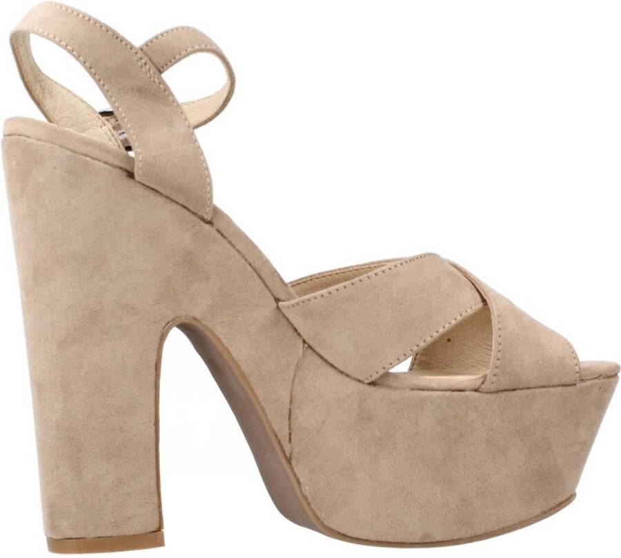La strada High Heel Sandals Beige Dames