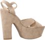 La strada High Heel Sandals Beige Dames - Thumbnail 1