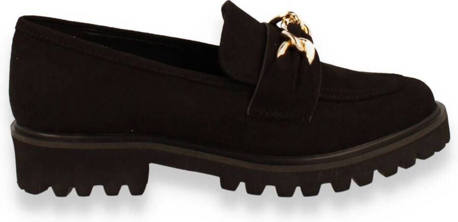 La Strada Dames Loafer Zwart