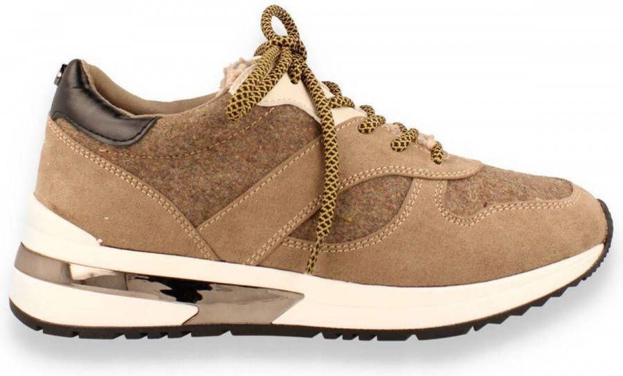 La Strada dames sneaker TAUPE