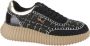 La Strada Dames Sneakers Imitatieleer Suedine Zwart - Thumbnail 5