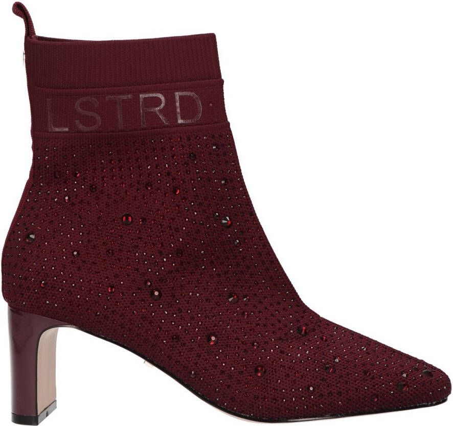 La Strada Enkellaars aubergine dames