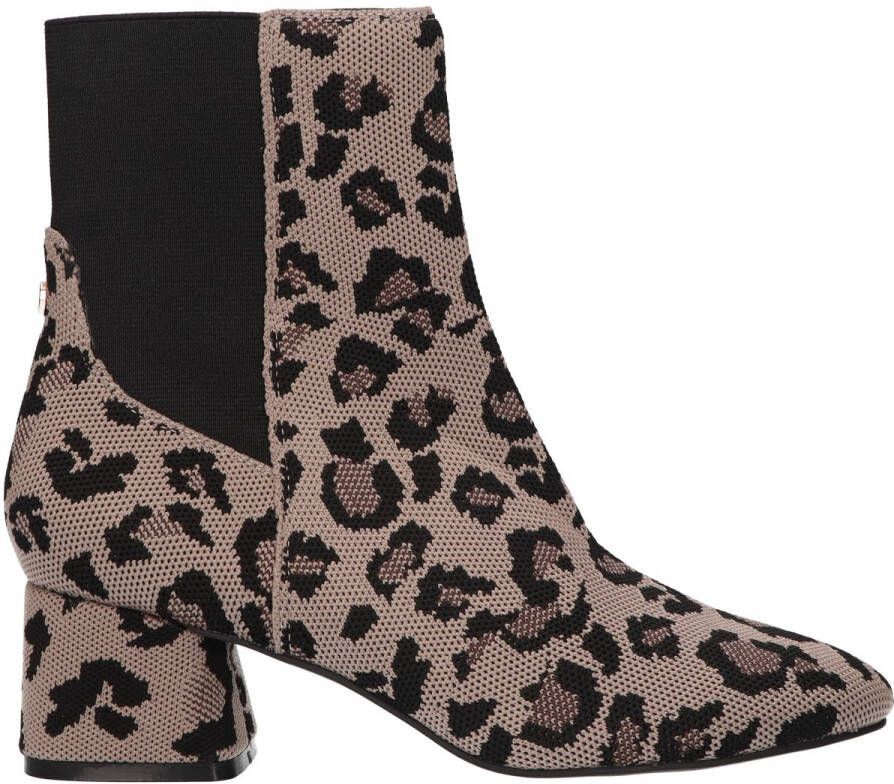 La Strada Enkellaars taupe knitted dames