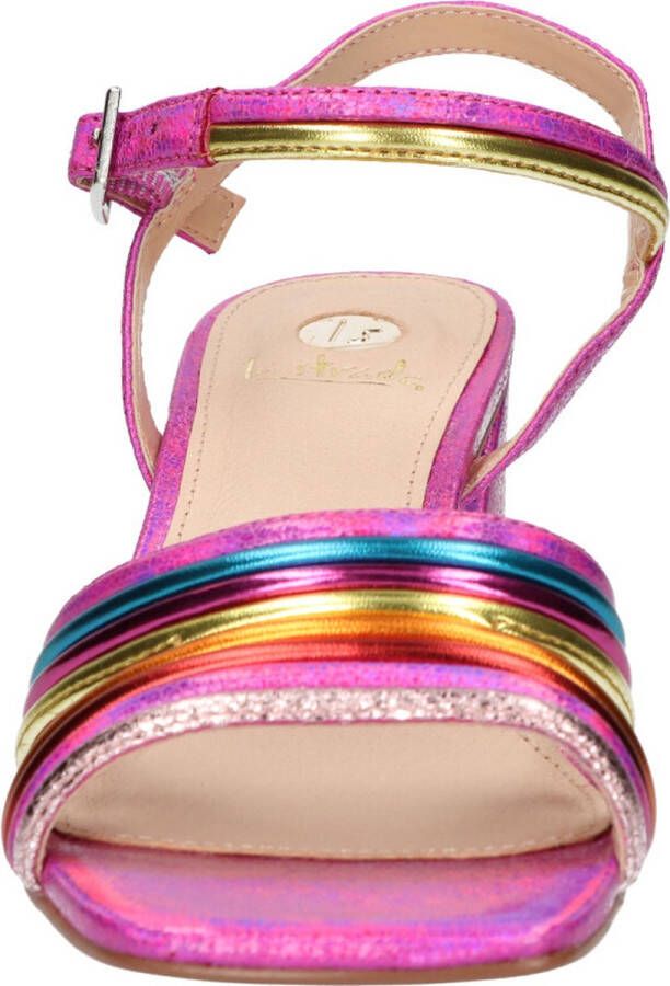 La Strada Fuchsia blokhakken dames