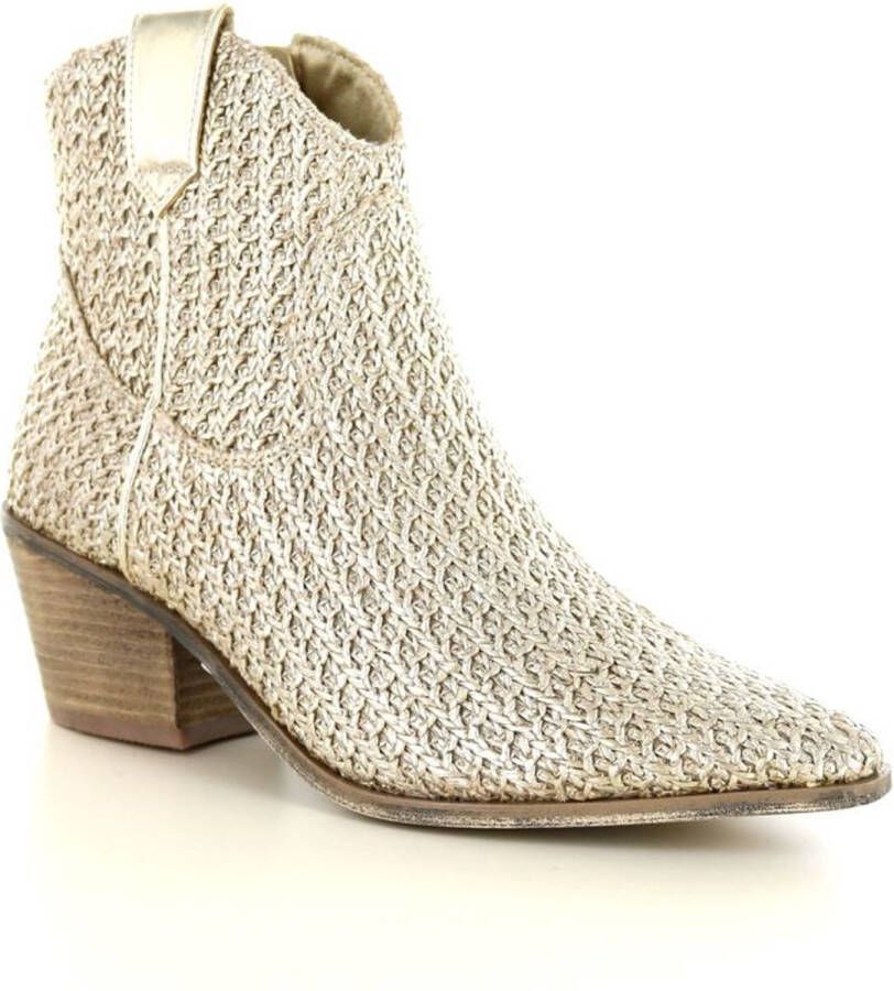 La Strada Western bootie goud dames