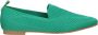 La Strada 2111884 4570 Bottle Green Knitted Loafer - Thumbnail 2