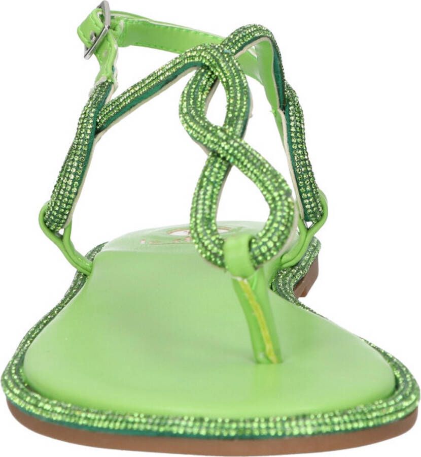La Strada Groene sandalen dames