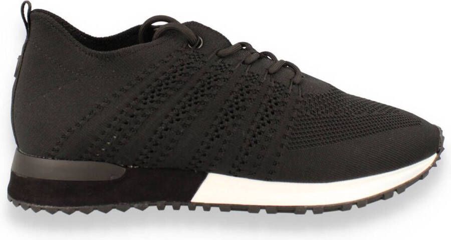 La Strada heren sneaker black Knitted ZWART 44 - Schoenen.nl