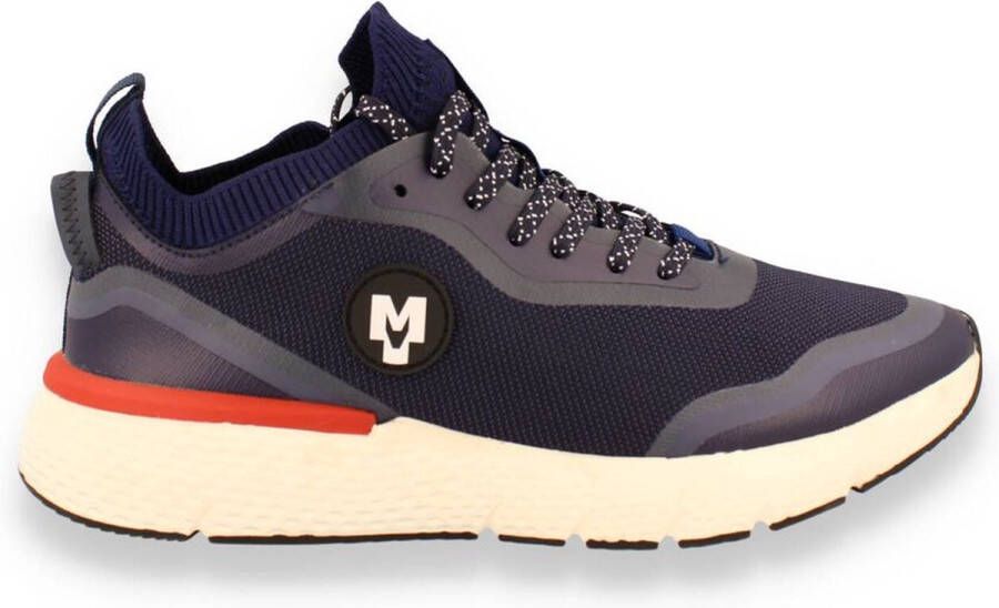 La Strada heren sneaker blue black multi BLAUW