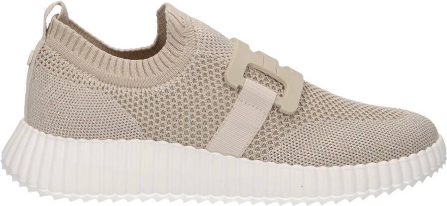 La Strada Instapsneaker beige dames