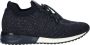 La Strada Instapsneaker blauw met steentjes dames - Thumbnail 3