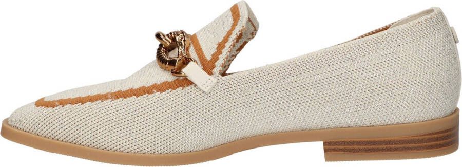 La Strada Knitted loafer beige zilver dames