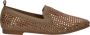 La Strada Knitted loafer goud met steentjes dames - Thumbnail 2