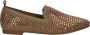 La Strada Knitted loafer goud met steentjes dames - Thumbnail 3