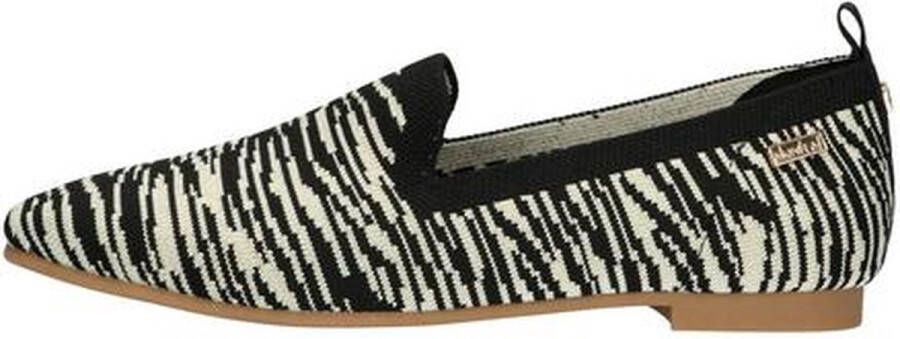 La Strada Knitted loafer zebra dames