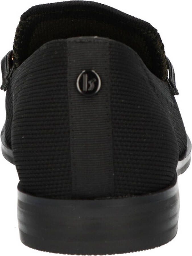 La Strada Knitted loafer zwart kaki dames