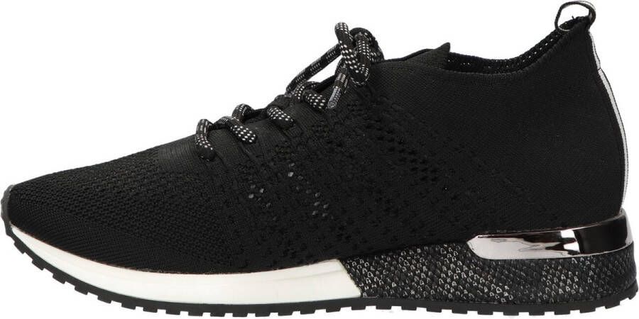 La Strada Knitted sneaker zwart dames