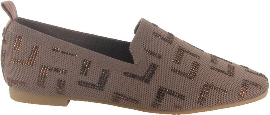 La Strada 2131884-6020 BROWN dames instappers gekleed bruin