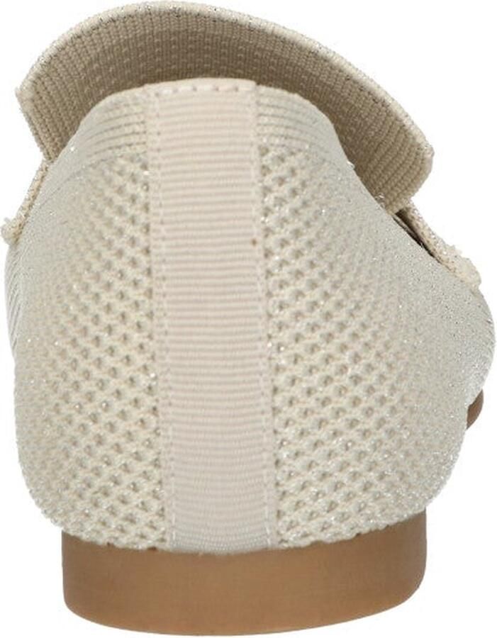 La Strada 2201141 4522 Beige Silver Knitted Loafer