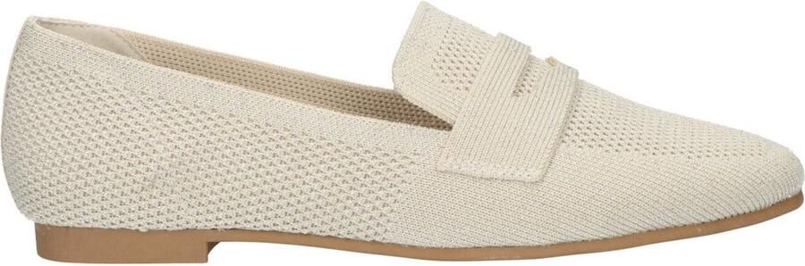 La Strada 2201141 4522 Beige Silver Knitted Loafer - Foto 4
