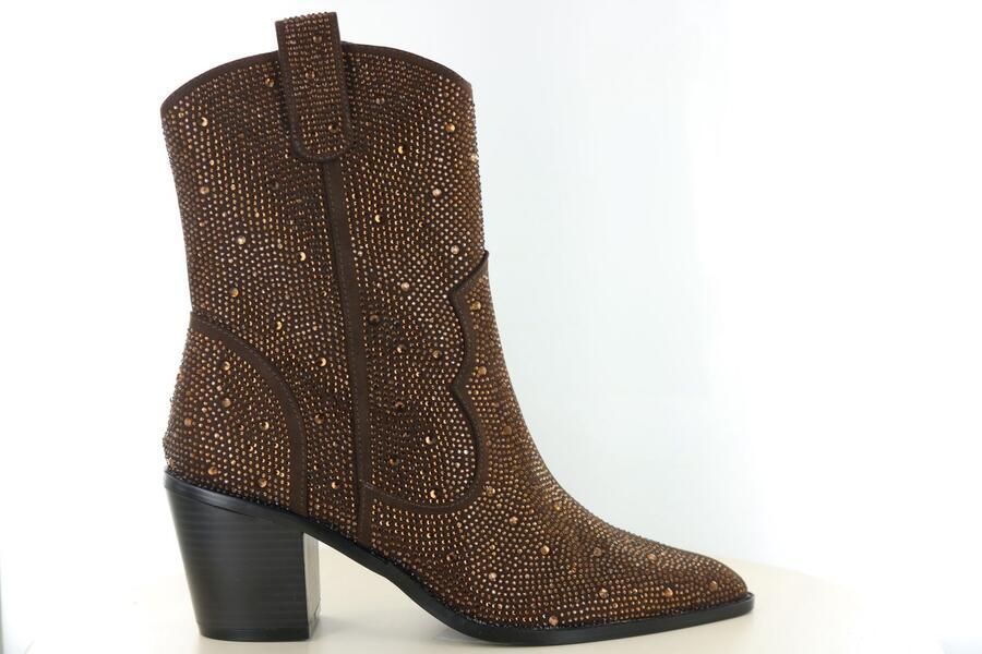 La Strada 2303493-2220 DK BROWN dames enkellaarzen gekleed bruin
