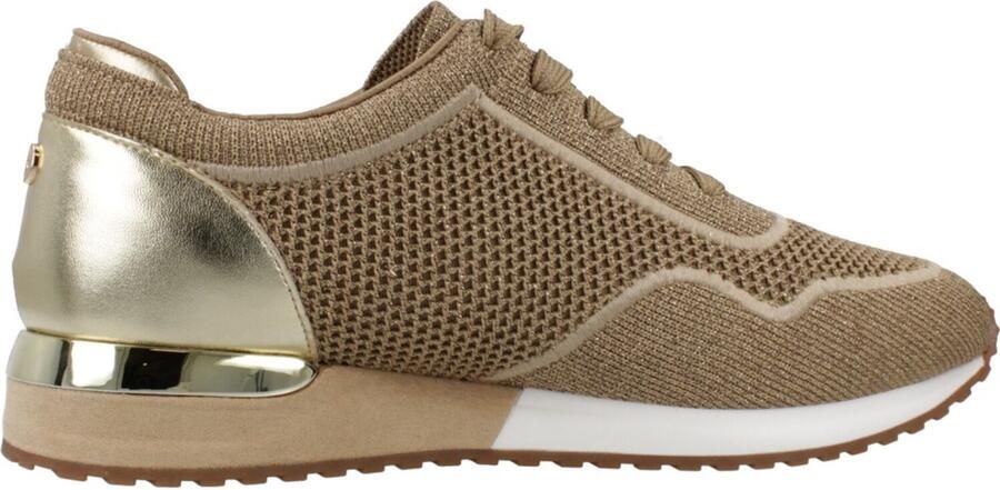 La Strada sneakers met glitters lichtbruin goud - Foto 4