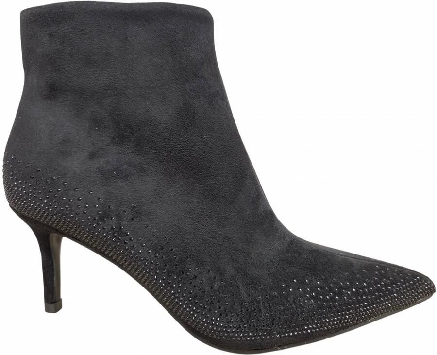 La Strada DAMES ENKELLAARZEN ZWART 4501271 2201 BOOTIE WITH HEEL BLACK MICRO+STONES