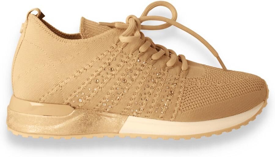 La Strada Dames Sneaker Beige+Stones BEIGE