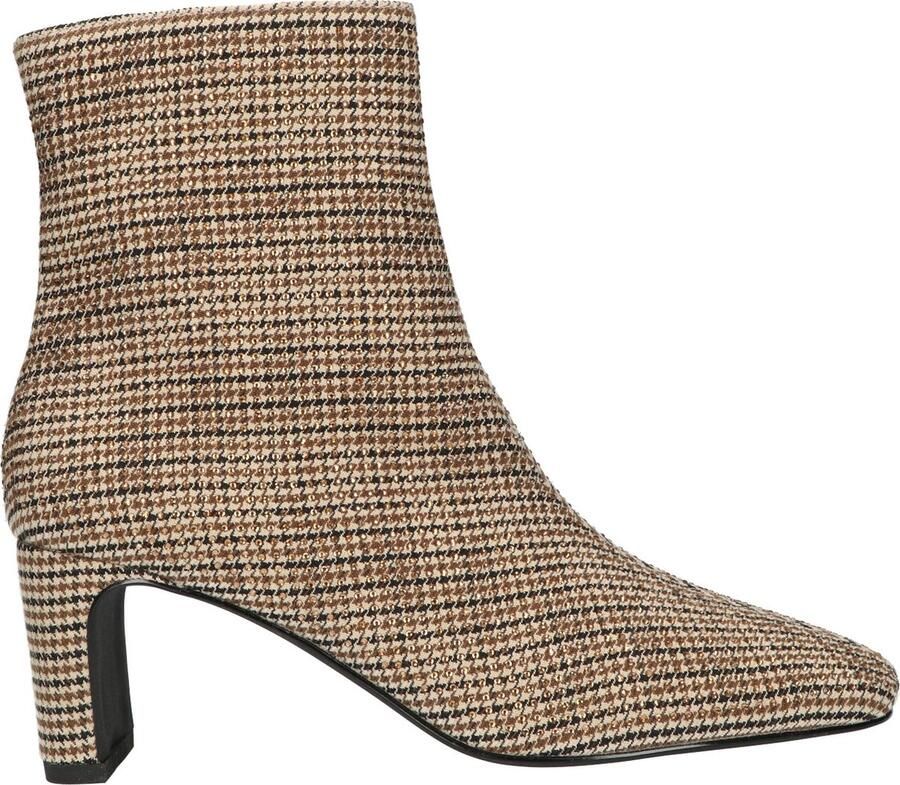 La Strada Enkellaars Beige Textiel Damesschoenen