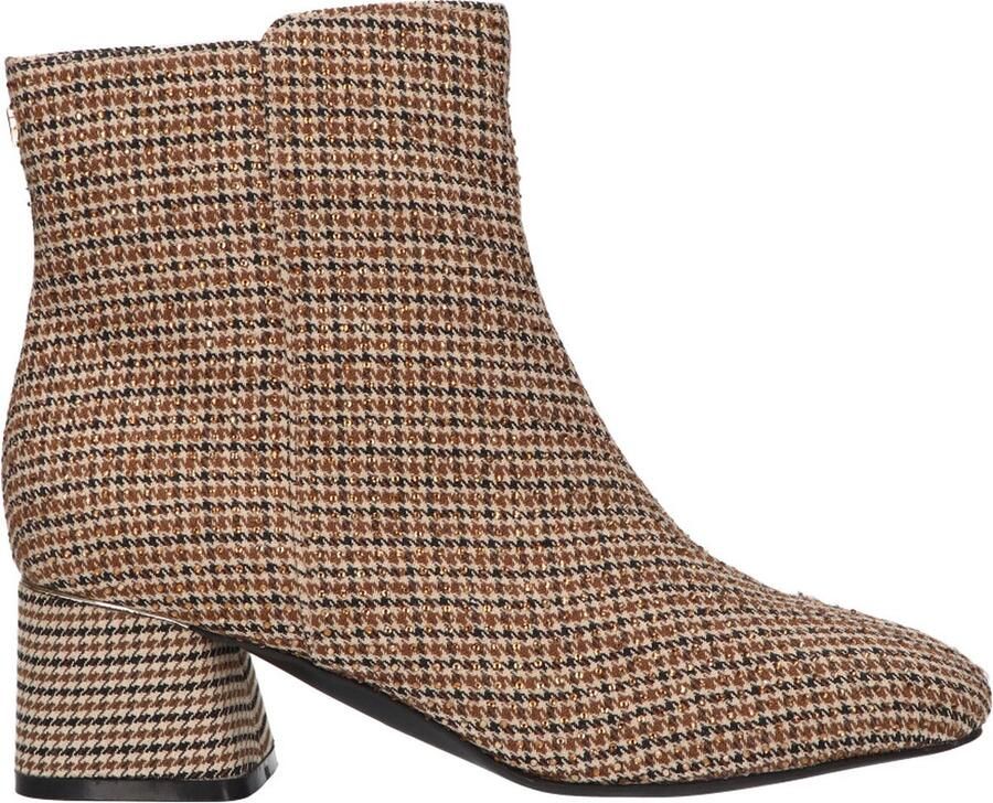 La Strada Enkellaars Beige Textiel Damesschoenen