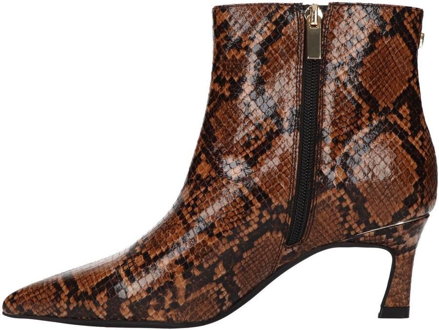 La Strada Enkellaars Bruin Snake Damesschoenen