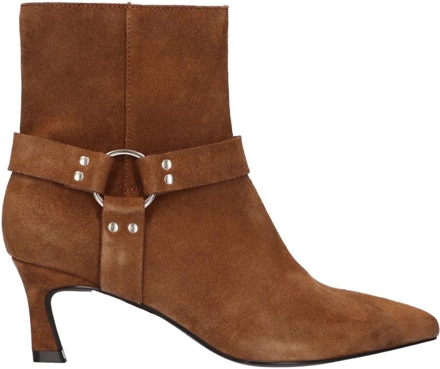 La Strada Enkellaars Cognac Damesschoenen
