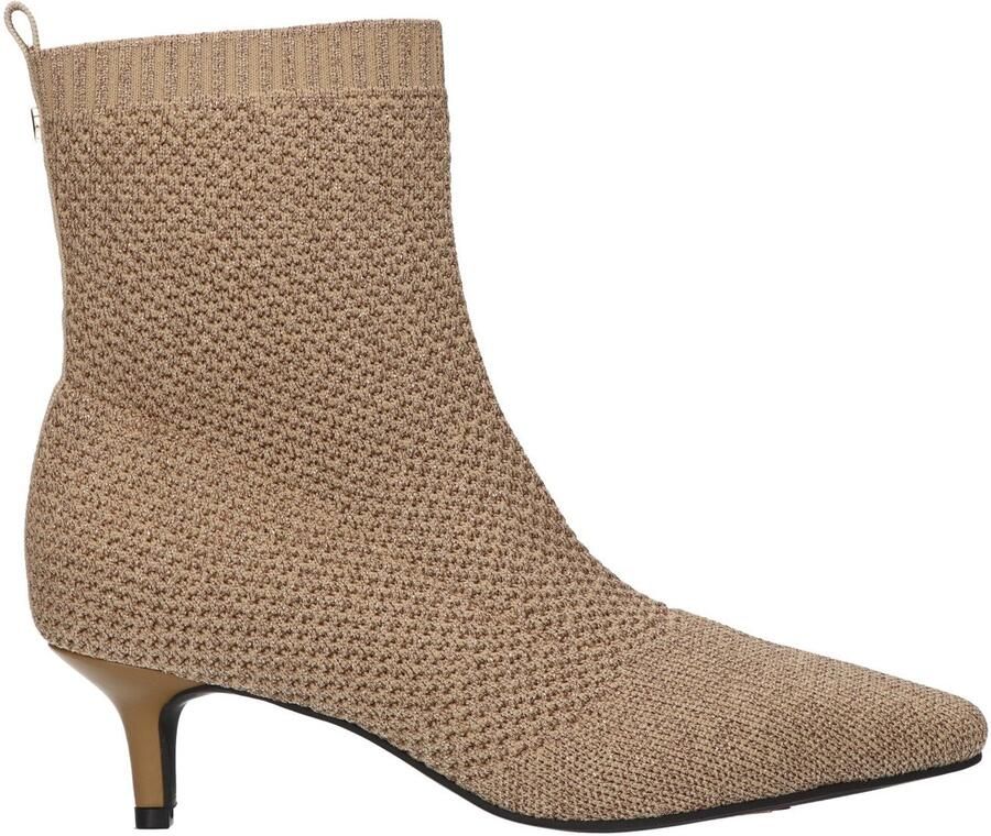 La Strada Enkellaars Goud Knitted Damesschoenen