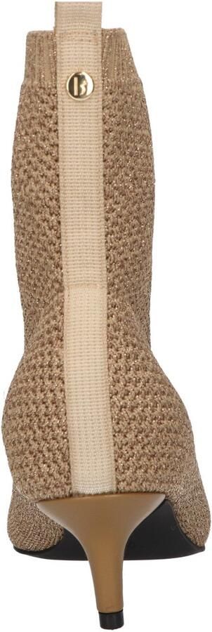 La Strada Enkellaars Goud Knitted Damesschoenen