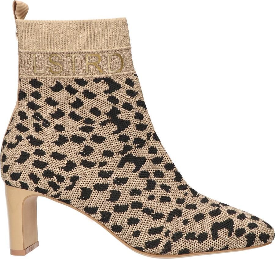 La Strada Enkellaars Leopard Knitted Damesschoenen