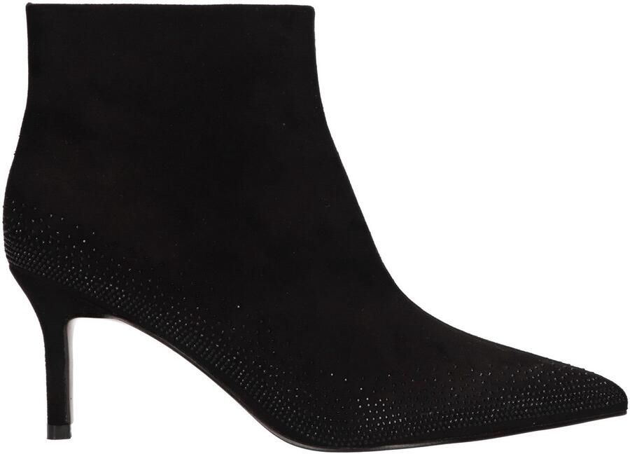 La Strada DAMES ENKELLAARZEN ZWART 4501271 2201 BOOTIE WITH HEEL BLACK MICRO+STONES