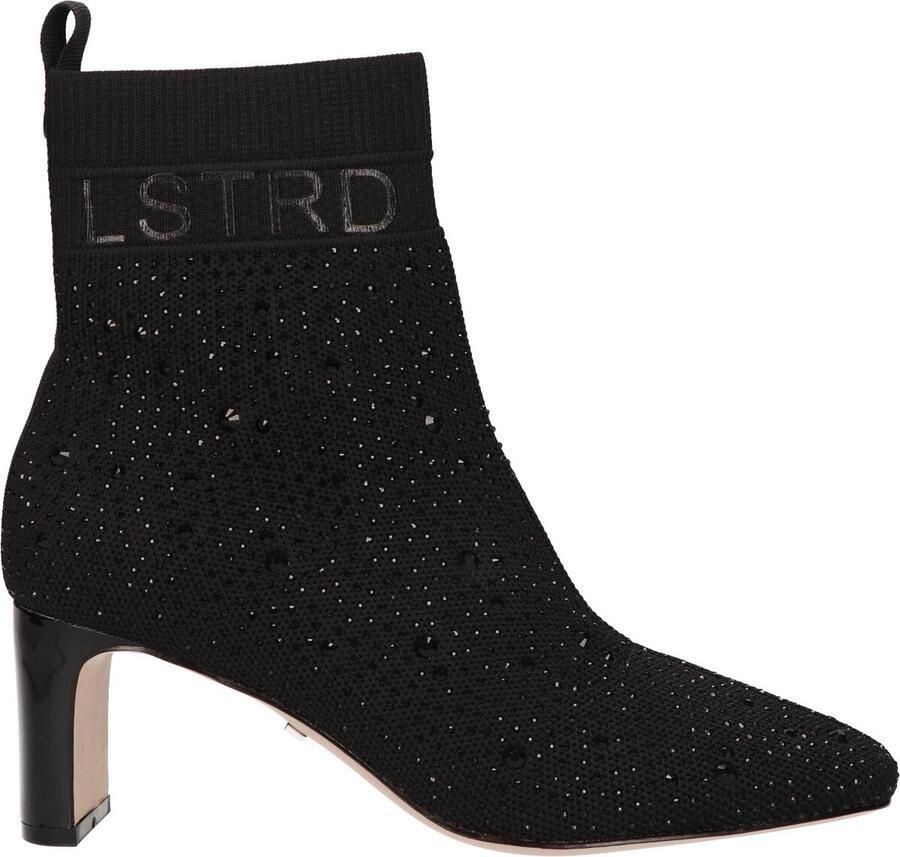 La Strada Enkellaars Zwart Knitted Damesschoenen