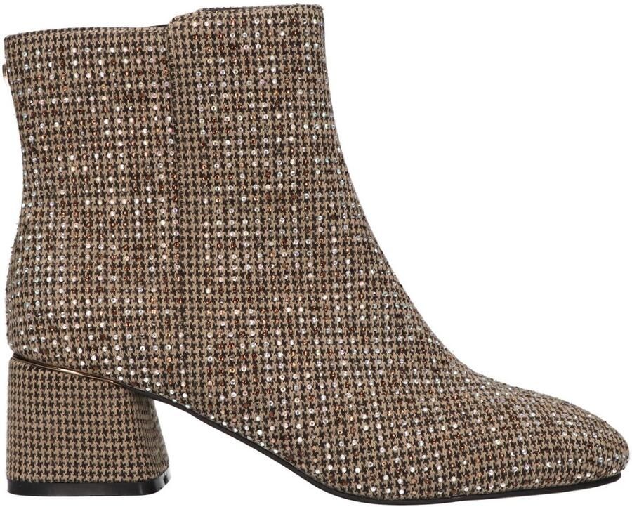 La Strada ENKELLAARZEN TAUPE 2323228 4025 BOOTIE TAUPE FABRIC+STONES