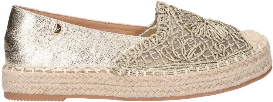 La Strada Espadrille Goud Damesschoenen