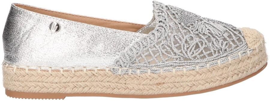 La Strada Espadrille Zilver Damesschoenen