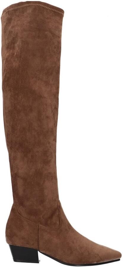 La Strada Hoge Laarzen Taupe Damesschoenen