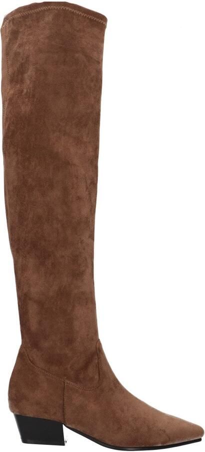 La Strada Hoge Laarzen Taupe Damesschoenen