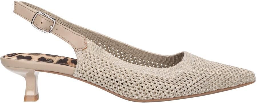 La Strada Knitted Pump Beige Damesschoenen