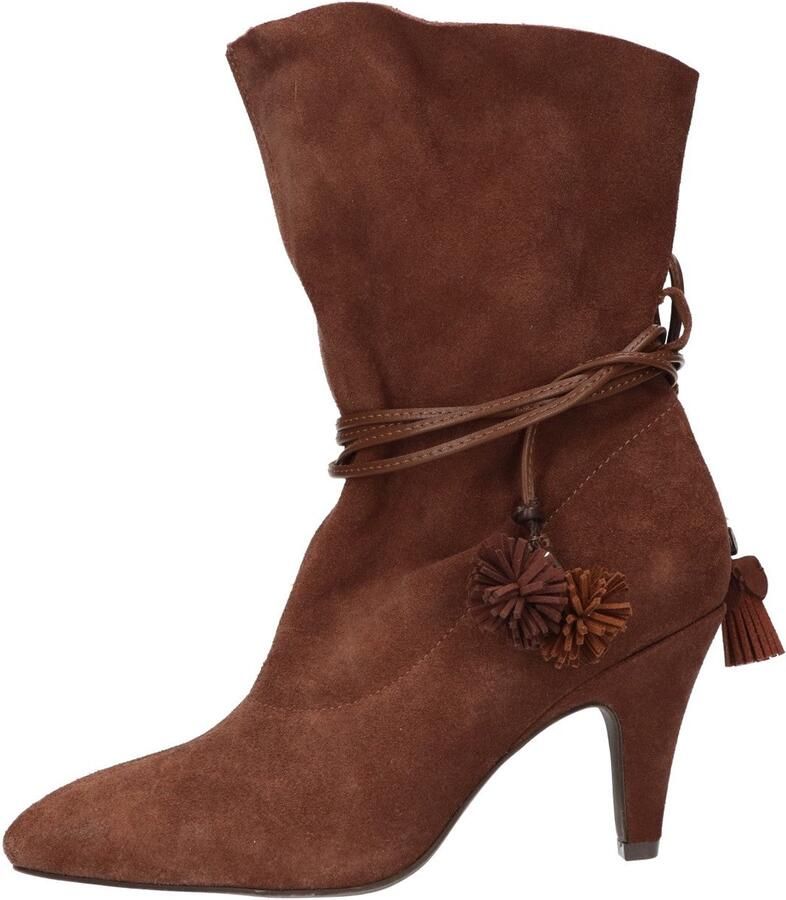La Strada Laars Bruin Suede Damesschoenen