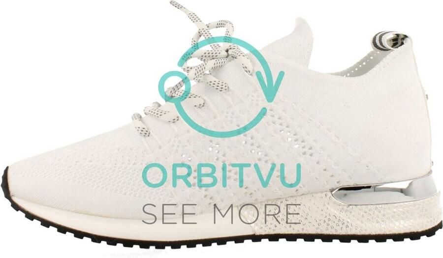 Edel Fashion La Strada Sneaker Laag Dames Sneakersock Easy Fit Wit - Foto 9