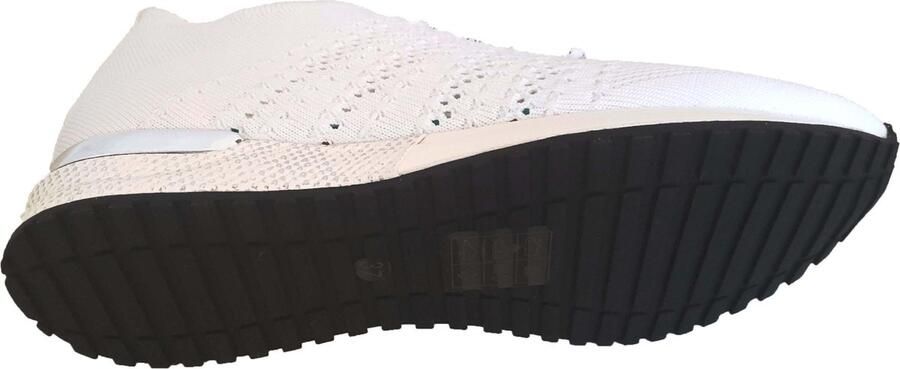 Edel Fashion La Strada Sneaker Laag Dames Sneakersock Easy Fit Wit - Foto 14