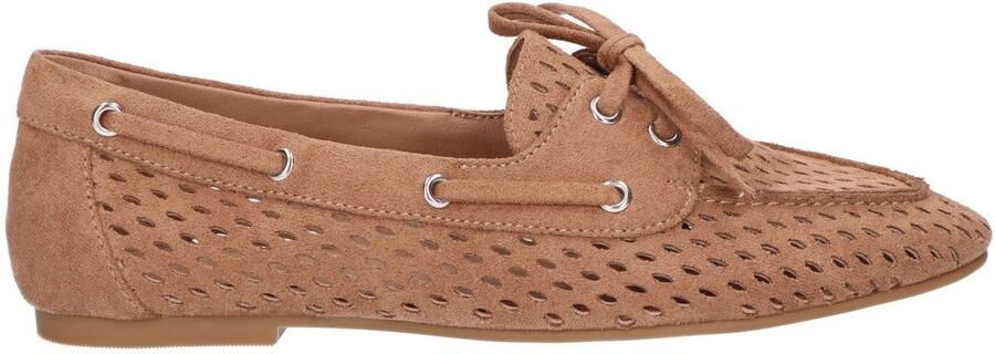 La Strada Loafer Beige Textiel Damesschoenen