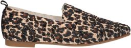 La Strada Loafer Leopard Knitted Damesschoenen