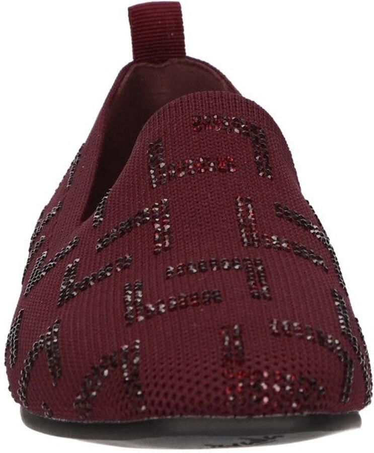 La Strada Loafer Bordeaux Knitted Damesschoenen - Foto 2