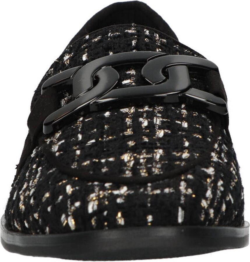 La Strada loafers met gesp en allover print zwart wit - Foto 2